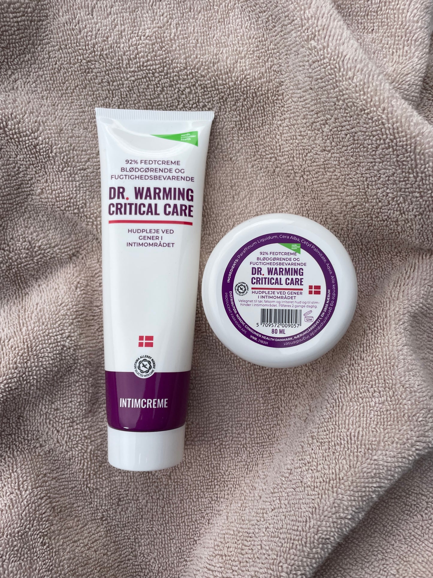 Dr. Warming | Critical Care fedtcreme til intim og sart hud