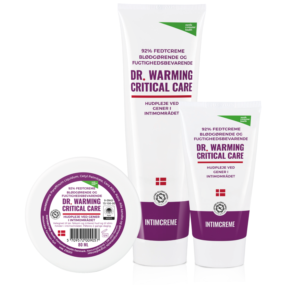 Dr. Warming | Critical Care fedtcreme til intim og sart hud