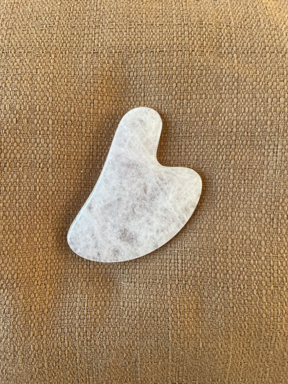 A Pure Mind | Gua sha Heart rosa kvarts