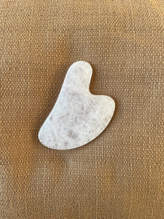 A Pure Mind | Gua sha Heart rosa kvarts